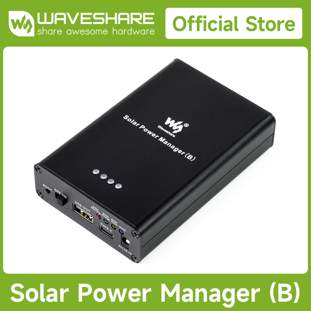 Pi Power Supply - Waveshare Solar Power Manager (B), batteria