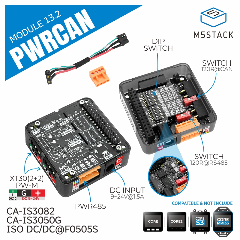 Pi Camera Module - Modulo PWRCAN ufficiale 13.2 M5Stack con