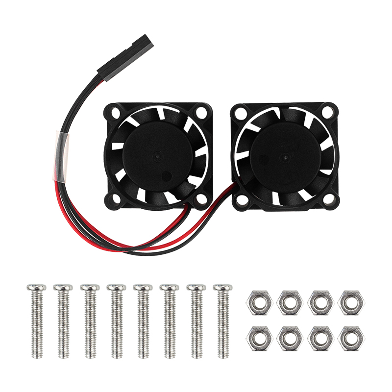 Pi Cooler - Doppia ventola per radiatore per Raspberry