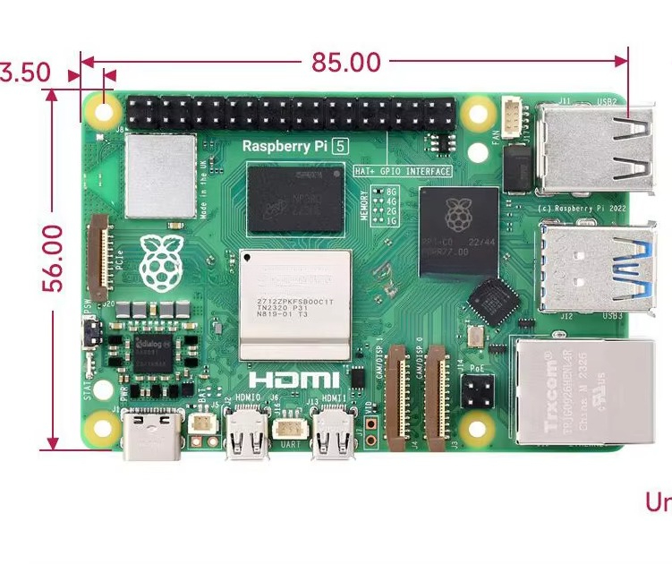 Raspberry Pi - Raspberry Pi 5 con Processore Broadcom