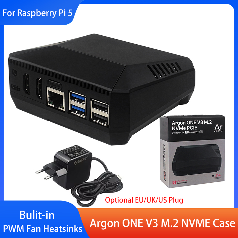 Case Argon ONE V3 M.2 NVME con - Pi 5 Case recensione e prezzo