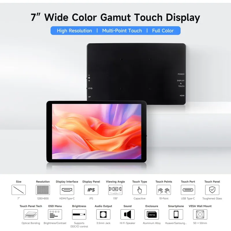 Display Touch Capacitivo Aisma - Raspberry Pi recensione e prezzo