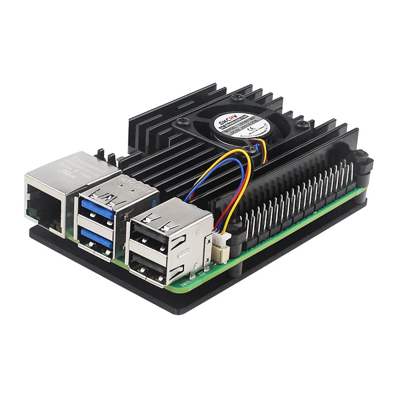 Custodia per ventola di raffre - Pi 5 Case recensione e prezzo