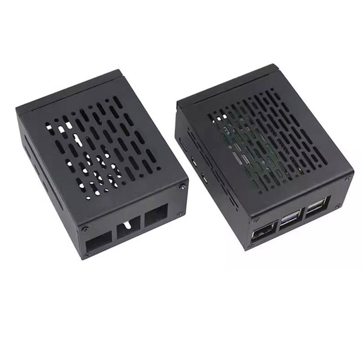 HGHO Case in Metallo con Vento - Pi 5 Case recensione e prezzo