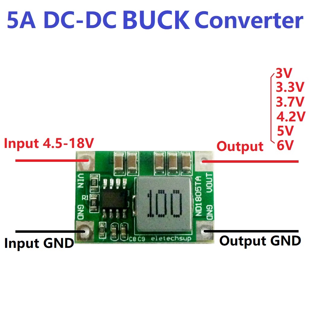 Modulo convertitore DC-DC 5A,  - Raspberry Pi 4 recensione e prezzo